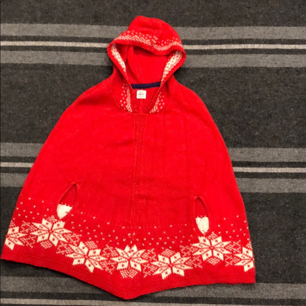Mini Boden sweater poncho
